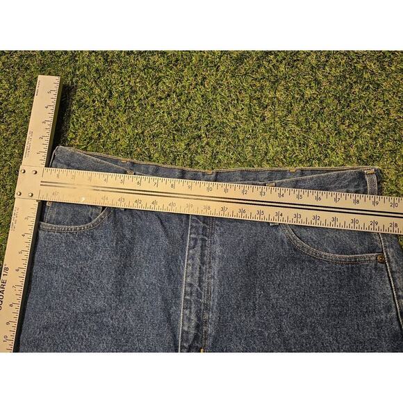 Carhartt Jeans Relaxed Fit Blue B17DST Men's 40 x 34 Dark Wash - Picture 4 of 8